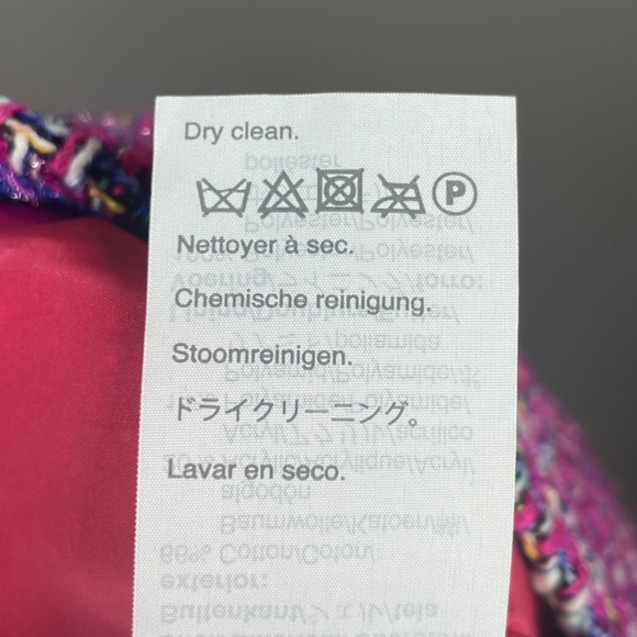 NEW J Crew Skirt Womens 14 pink purple tweed woven pencil preppy colorful italy - Picture 9 of 12